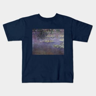 Waterlilies by Claude Monet Kids T-Shirt